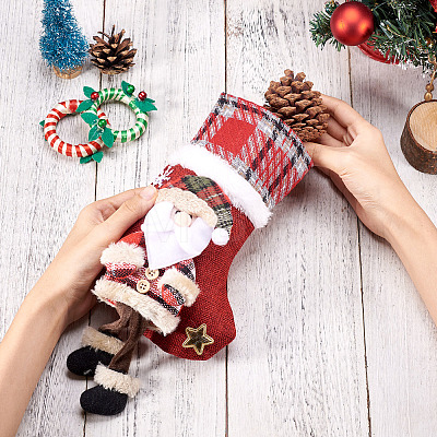 Christmas Theme Non-woven Fabrics Bags ABAG-TAC0005-03B-1