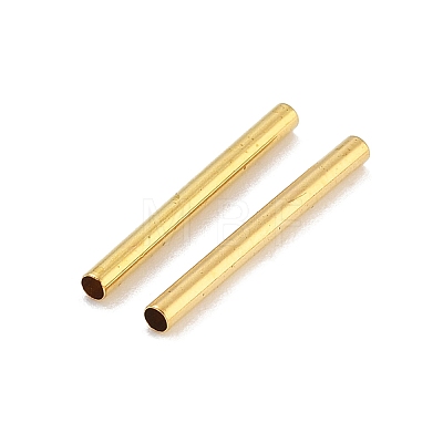 Brass Tube Beads KK-B120-03I-G-1