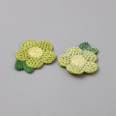 Crochet Flower Appliques DIY-WH0502-05B-1