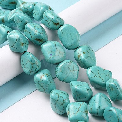 Synthetic Turquoise Beads Strands X-TURQ-G506-2-1