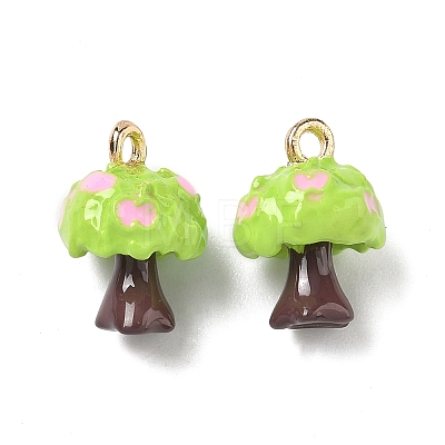 Alloy Enamel Pendants FIND-A060-01G-02-1