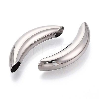 304 Stainless Steel Tube Beads STAS-T065-18P-1