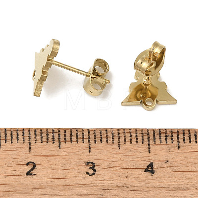 Ion Plating(IP) 304 Stainless Steel Studs Findings STAS-I206-49G-1