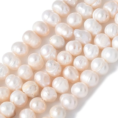 Natural Cultured Pearl Beads Strands PEAR-I007-07R-02A-1