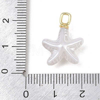 Brass & ABS Plastic Pearl Pendants PL-CBAEB37-01A-G-1