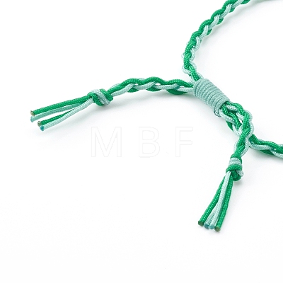 Adjustable Nylon Thread Braided Bead Bracelets BJEW-JB06058-03-1