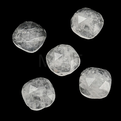Natural Quartz Crystal Cabochons G-M431-01N-1