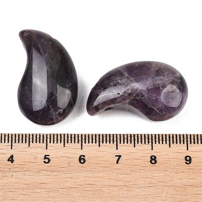 Natural Banded Amethyst Pendants G-B195-03K-1
