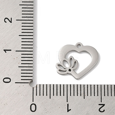 Non-Tarnish 304 Stainless Steel Charms STAS-U010-02P-1