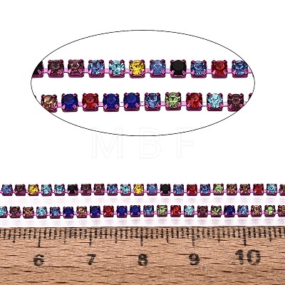 Iron Rhinestone Cup Chains CH-Q006-02A-05-1