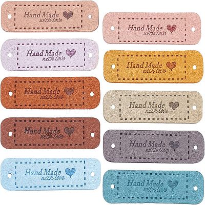 PU Leather Labels DIY-NB0003-55-1