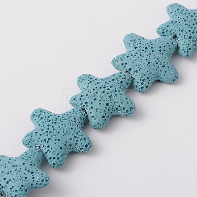 Natural Lava Rock Beads Strands LS-G915-8-1