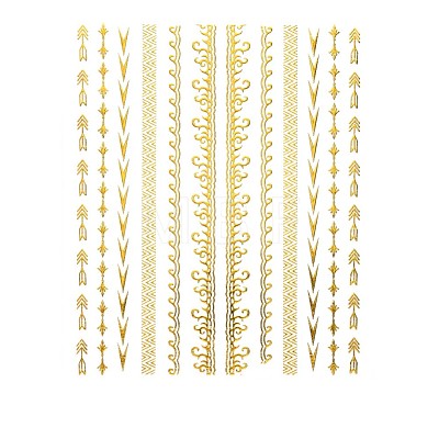 3D Goldenrod Nail Water Decals MRMJ-N010-44-010-1