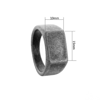 Titanium Steel Finger Rings WGDF4AB-19-1