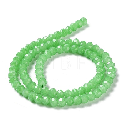 Baking Painted Imitation Jade Glass Bead Strands DGLA-A034-J6MM-A9-1