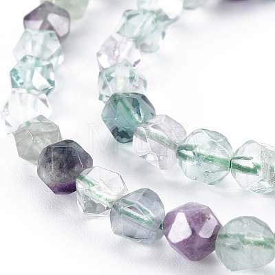Natural Fluorite Beads Strands G-S376-001A-1