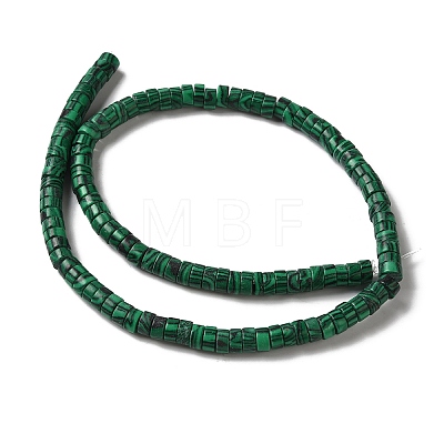 Synthetic Malachite Beads Strands G-K368-A02-01-1