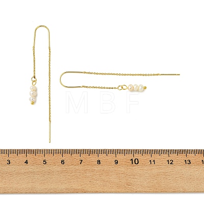 Beass Stud Earrings EJEW-JE07239-1