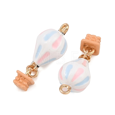 Alloy with Enamel Pendants AL-CBA1FD3-07G-01-1