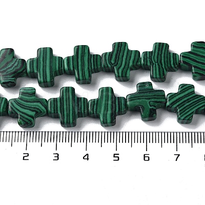 Synthetic Malachite Dyed Beads Strands G-M418-B05-01-1
