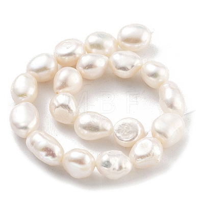 Natural Cultured Freshwater Pearl Beads Strands PEAR-P062-26G-1