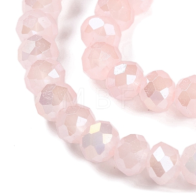 Baking Electroplate Glass Beads Strands LS-DGLA-A039-J10mm-B14-1