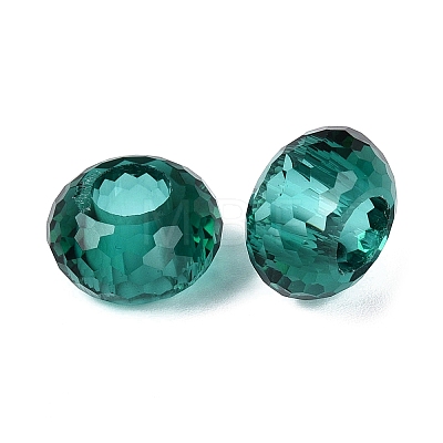 Transparent Glass European Beads GPDL-Q024-14mm-A06-1