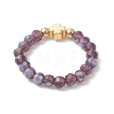 Glass Finger Rings RJEW-JR00966-1