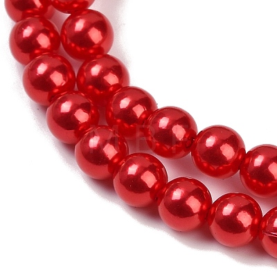 ABS Plastic Imitation Pearl Round Beads MACR-S789-8mm-14-1