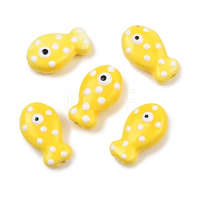 Handmade Porcelain Beads PORC-B009-03J-1