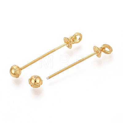 925 Sterling Silver Bead Cap Bails STER-T008-79S-1