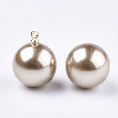 Eco-Friendly ABS Plastic Imitation Pearl Beads MACR-S367-D-04-1