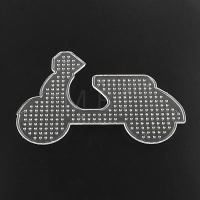 Motorcycle ABC Plastic Pegboards used for 5x5mm DIY Fuse Beads DIY-Q009-46-1