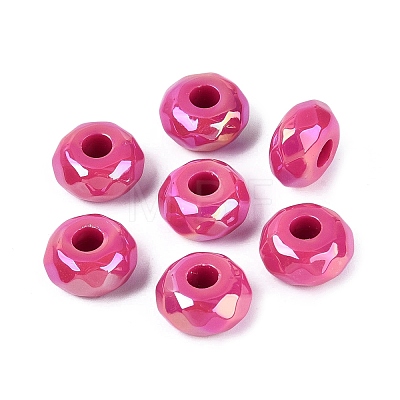 Opaque Acrylic European Beads OACR-E033-23I-1