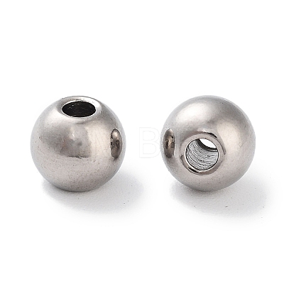 Titanium Steel Beads STAS-B060-01A-P-1