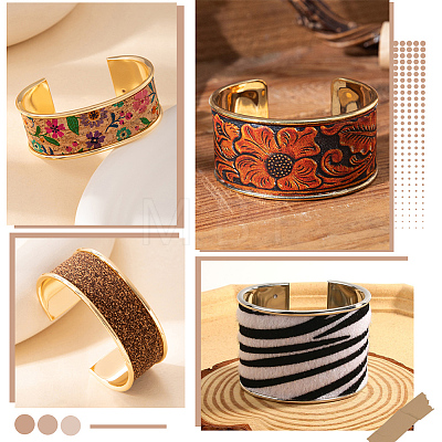 2Pcs Alloy Grooved Bangles FIND-BBC0005-34B-1