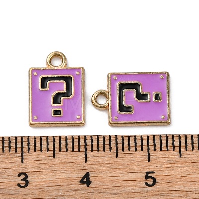 Alloy Enamel Charms ENAM-Q001-08G-05-1