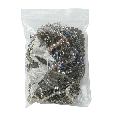 Electroplate Glass Beads Strands EGLA-FS0001-42E-1