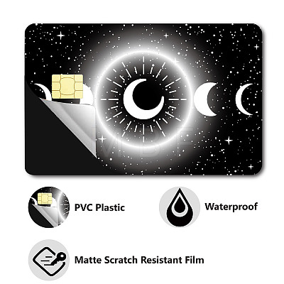 Rectangle PVC Plastic Waterproof Card Stickers DIY-WH0432-104-1
