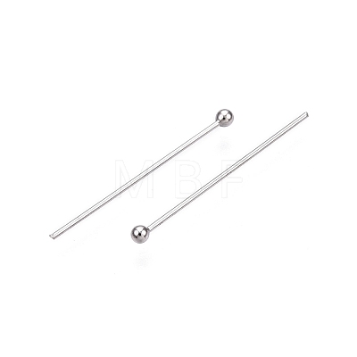 Anti-Tarnish 925 Sterling Silver Ball Head Pins STER-N016-0.4x20mm-P-1