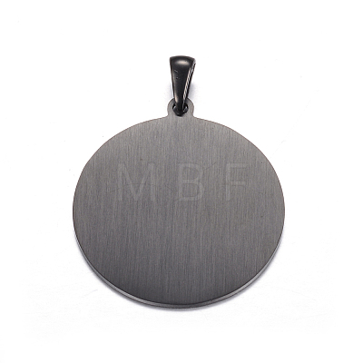 304 Stainless Steel Pendants LS-STAS-P063-09B-1