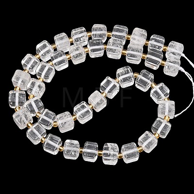 Natural Quartz Crystal Beads Strands G-F832-A01-01-1