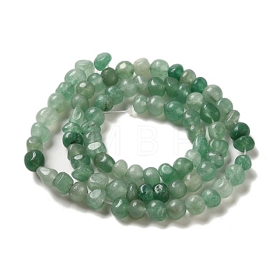 Natural Green Aventurine Beads Strands G-D081-A09-1