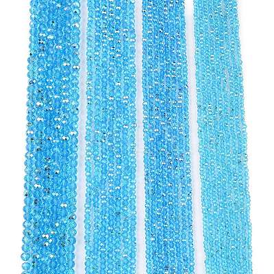 Electroplate Glass Beads Strands LS-EGLA-A044-T2mm-L08-1