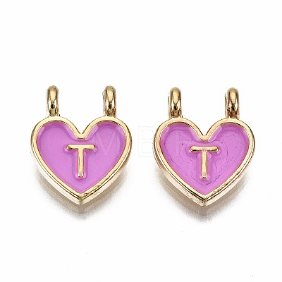 Alloy Enamel Charms ENAM-T012-02T-RS-1