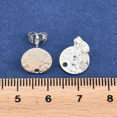 304 Stainless Steel Stud Earring Findings STAS-M228-U01-06S-01-1