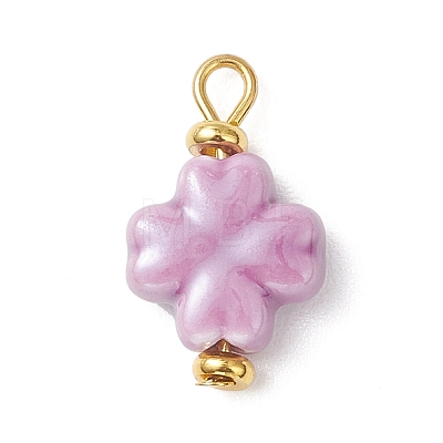 Handmade Porcelain Pendants PALLOY-JF04796-01-1