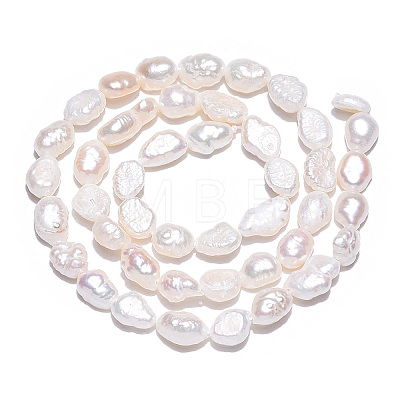 Natural Cultured Freshwater Pearl Beads Strands X-PEAR-N014-05K-1