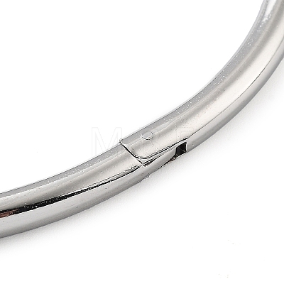 201 Stainless Steel Hinged Bangle STAS-Z057-01A-1