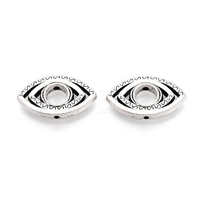 Tibetan Style Alloy Bead Frame TIBEB-T005-01AS-1